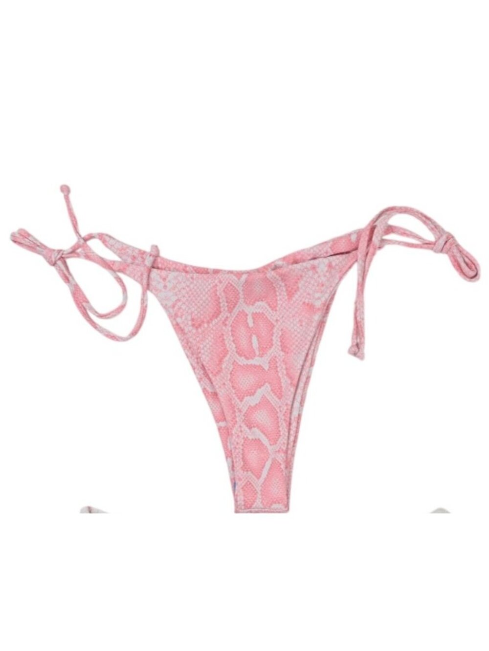Bella Venice The Belle Bikini Bottom in Pink Snake